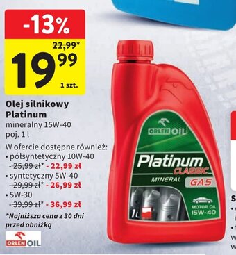 Intermarche Olej silnikowy Platinum 1 l oferta