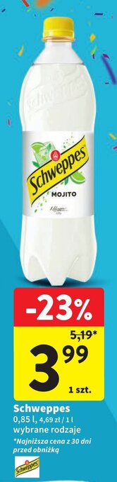 Intermarche Schweppes 0,85 l oferta