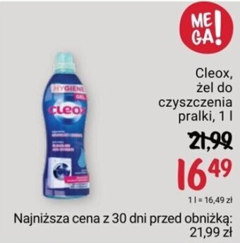 Rossmann Cleox, żel do czyszczenia pralki, 1 l oferta