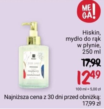 Rossmann Hiskin, mydło do rąk w płynie, 250 ml oferta