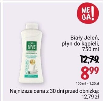 Rossmann Biały Jeleń płyn do kąpieli 750 ml oferta