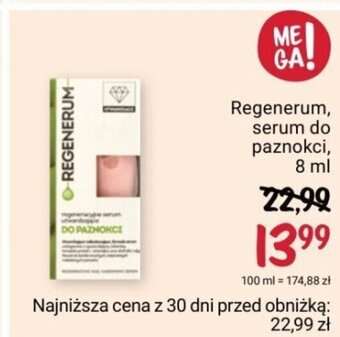 Rossmann Regenerum serum do paznokci 8 ml oferta