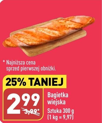 ALDI Bagietka wiejska 300 g oferta