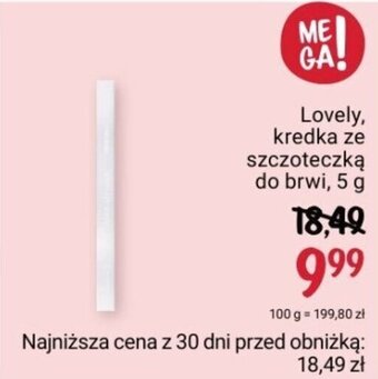 Rossmann Lovely, kredka ze szczoteczką do brwi, 5 g oferta