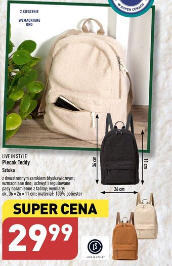 ALDI Plecak Teddy oferta