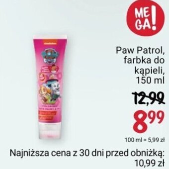 Rossmann Paw Patrol, farbka do kąpieli, 150ml oferta
