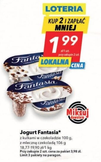 Lewiatan Jogurt Fantasia 100-106g oferta
