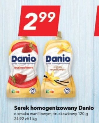 Lewiatan Serek homogenizowany Danio 120 g oferta