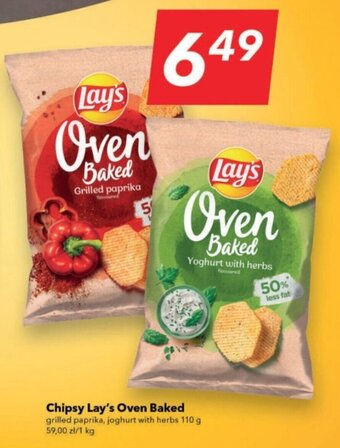 Lewiatan Chipsy Lay's Oven Baked 110g oferta