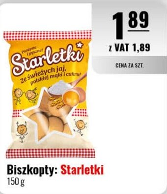 Eurocash Biszkopty: Starletki 150 g oferta