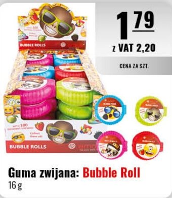 Eurocash Guma zwijana: Bubble Roll 16 g oferta