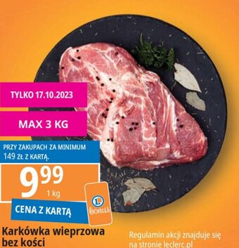 E.Leclerc Karkówka wieprzowa bez kości 1 kg oferta