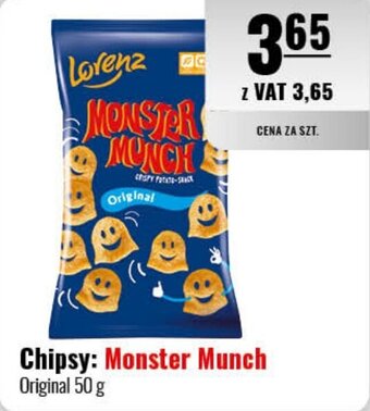 Eurocash Chipsy: Monster Munch 50 g oferta
