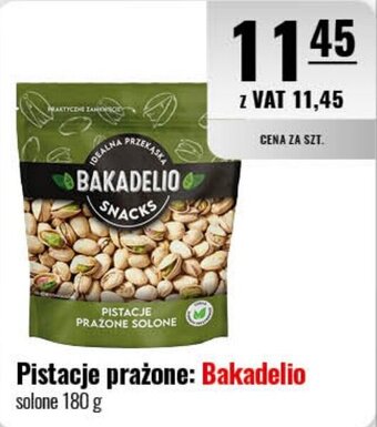 Eurocash Pistacje prażone: Bakadelio 180 g oferta