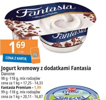 E.Leclerc Jogurt kremowy z dodatkami Fantasia Danone 98 g -118 g oferta