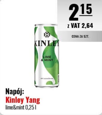 Eurocash Napój: Kinley Yang 0,25 l oferta