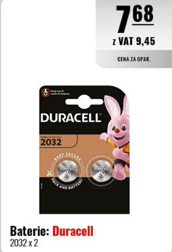 Eurocash Baterie: Duracell 2032 x 2 oferta