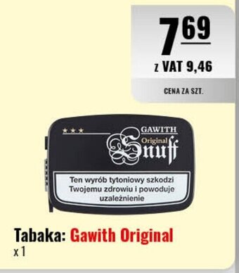 Eurocash Tabaka: Gawith Original oferta