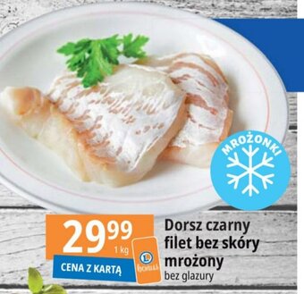E.Leclerc Dorsz czarny filet bez skóry mrożony 1 kg oferta
