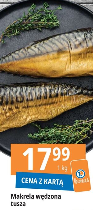 E.Leclerc Makrela wędzona tusza 1 kg oferta