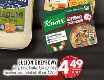 Stokrotka KNORR BULION GRZYBOWY 60 G oferta