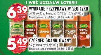 Stokrotka WYBRANE PRZYPRAWY W SŁOICZKU 36-40 g Kamis oferta