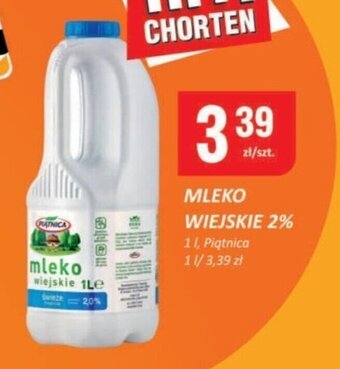 Chorten MLEKO WIEJSKIE 2% 1 l oferta