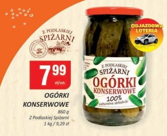 Chorten OGÓRKI KONSERWOWE 860 g oferta