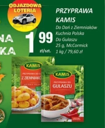 Chorten PRZYPRAWA KAMIS 25 g oferta