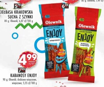 Stokrotka KABANOSY ENJOY 90 g Olewnik oferta