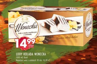 Stokrotka LODY ROLADA WENECKA 1000 ml Koral oferta