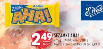 Stokrotka SEZAMKI AHA! 27,5 g E.Wedel oferta