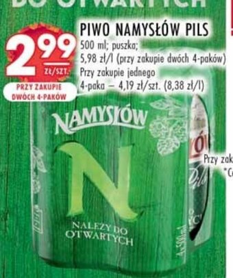 Stokrotka PIWO NAMYSŁÓW PILS 500 ml oferta