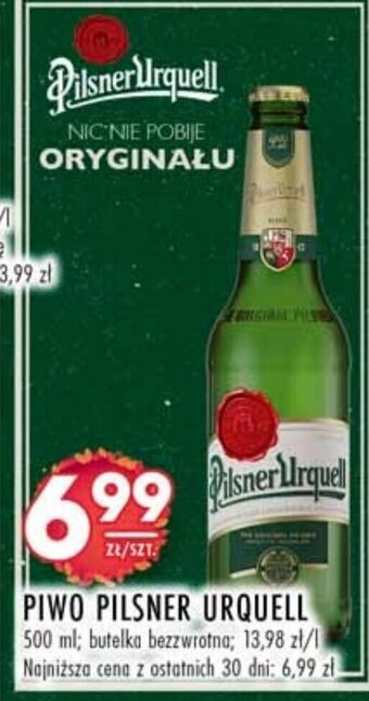 Stokrotka PIWO PILSNER URQUELL 500 ml oferta