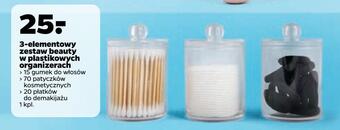 Netto 3-elementowy zestaw beauty w plastikowych organizerach oferta