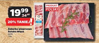 Netto Żeberka wieprzowe sztuka mięsa oferta
