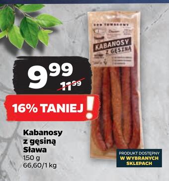 Netto Kabanosy z gęsiną sława oferta