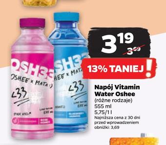 Netto Napój vitamin water oshee oferta