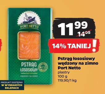 Netto Pstrąg łososiowy wędzony na zimno port netto oferta