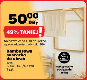 Netto Bambusowa suszarka do ubrań oferta