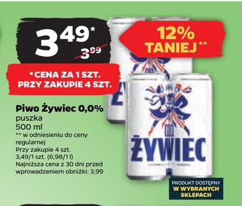 Netto Piwo żywiec 0.0% oferta
