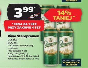Netto Piwo staropramen oferta