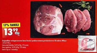 Biedronka Łopatka wieprzowa oferta