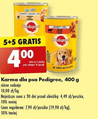 Biedronka Karma dla psa oferta