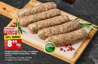 Biedronka Kiełbasa biała oferta