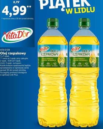 Lidl Olej oferta