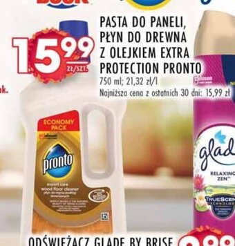 PASTA DO PANELI, PŁYN DO DREWNA Z OLEJKIEM EXTRA PROTECTION PRONTO 750 ML