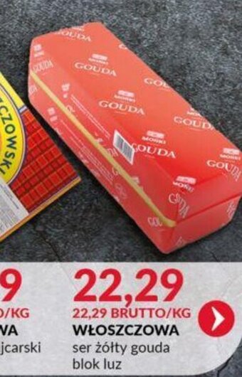 Eurocash WŁOSZCZOWA ser żółty szwajcarski blok luz 1 kg oferta