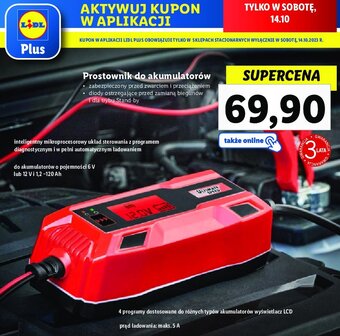 Prostownik do akumulatorów 6/12v
