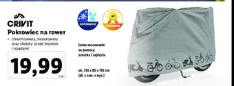 Lidl Pokrowiec na rower 210 x 80 x 110 cm oferta